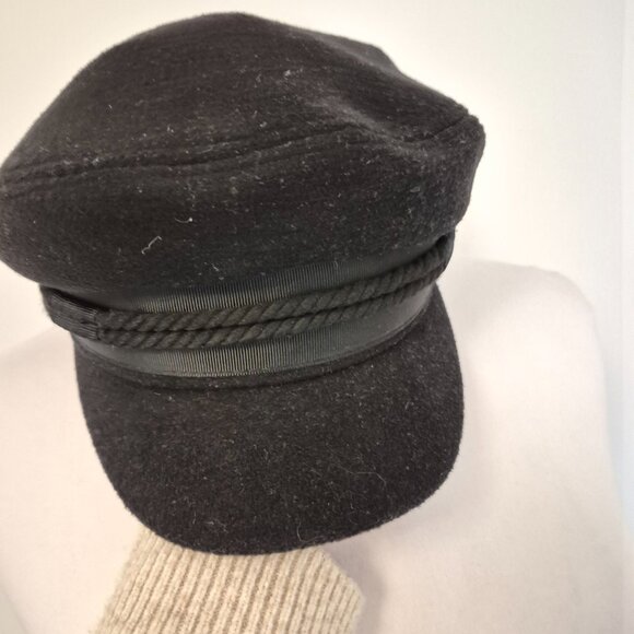 Admiral Cap with Cording and Side Buttons - Picture 6 of 6